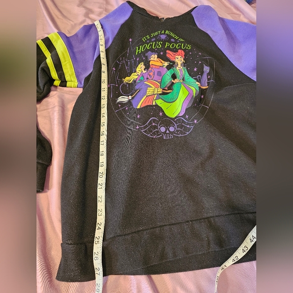 Disney Our Universe Hocus Pocus Hoodie Sanderson Sisters Sweatshirt Women's Sz M - Picture 10 of 10